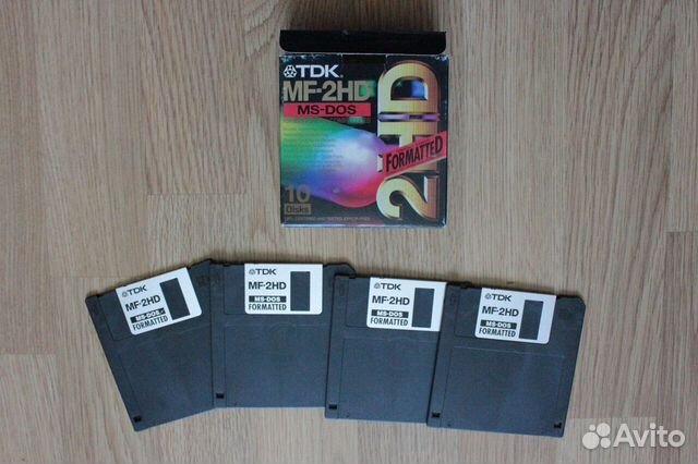 Дискеты TDK MF-2HD MS-DOS