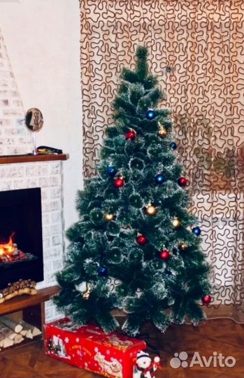 Новогодняя ёлка + гирлянда
