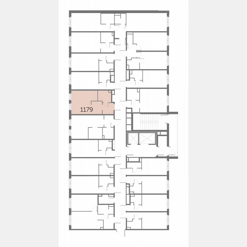 Апартаменты-студия, 27,2 м², 16/17 эт.