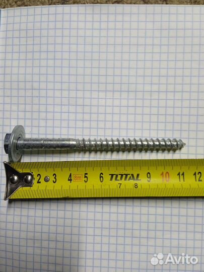 Балки, доски, Болты по дереву