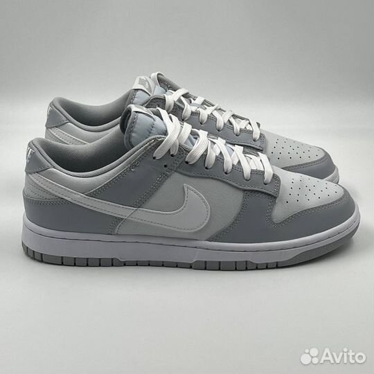 Кроссовки Nike Dunk Low Retro Wolf Grey 8.5us