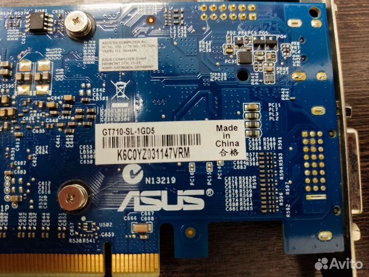 Видеокарта gt710 1гб