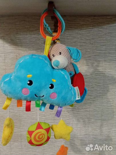 Подвесные игрушки. Облачко,собачка. Фирма Жирафики