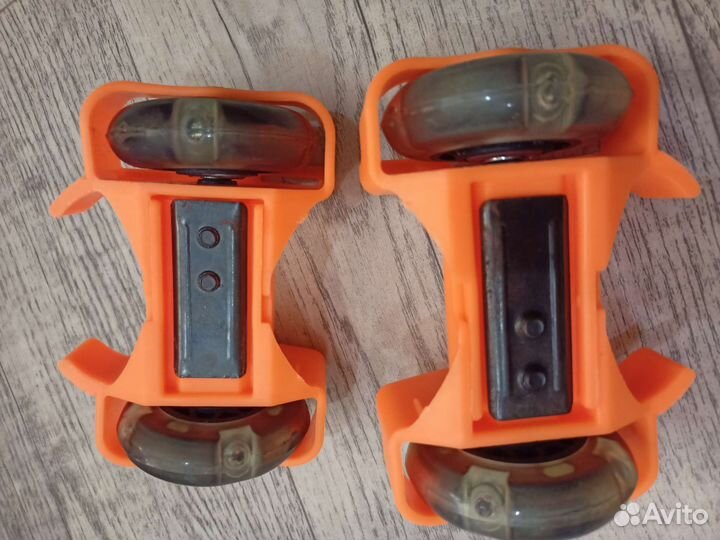 Ролики на обувь (на пятку) детские