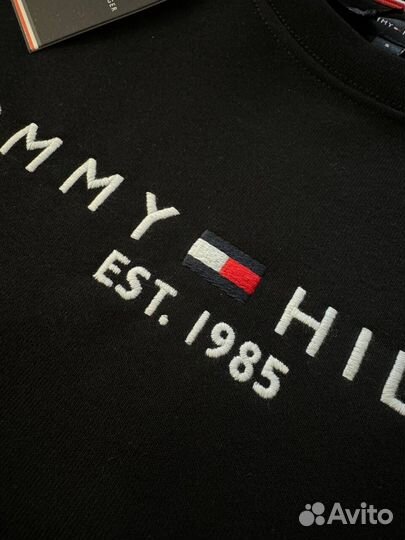 Свитшот Tommy Hilfiger черный 1985