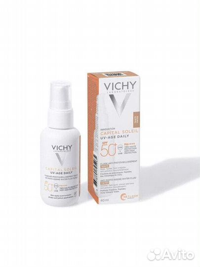 BB, CC и DD кремы Солнцезащитное средство с цветом Vichy Capital Soleil Oт морщин SPF 50+ (40 ml)