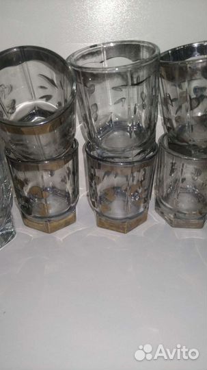 Стаканы 12шт и рюмки