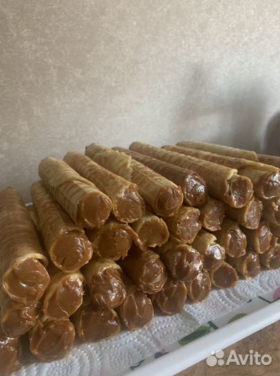 Трубочки и орешки