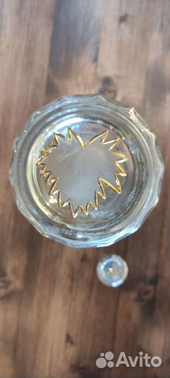 Хрустальный кувшин с крышкой