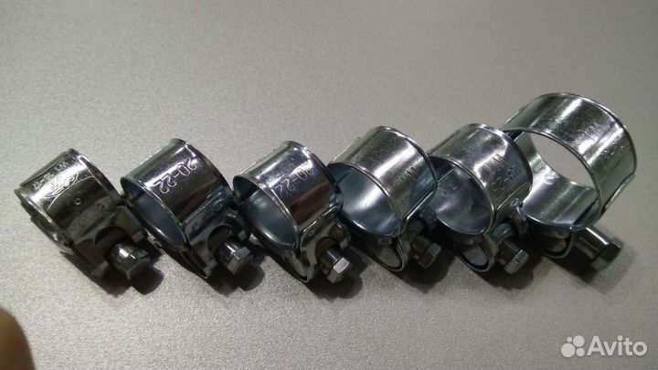 Хомут силовой шарнирный оцинкованный