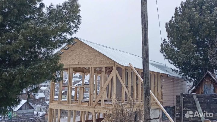 Строительство домов,бань,крыши,отделка