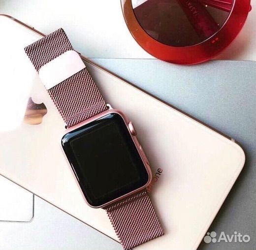 Часы Apple Watch 7 розовые