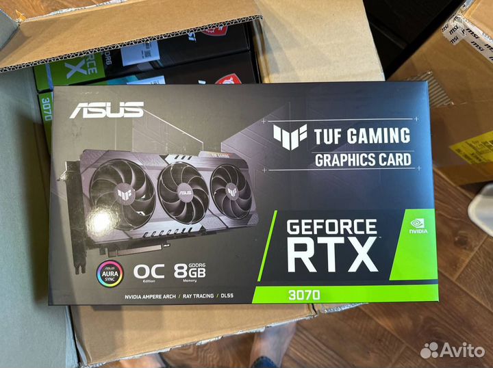 Видеокарта Asus Tuf Gaming GeForce RTX 3070 8 гб