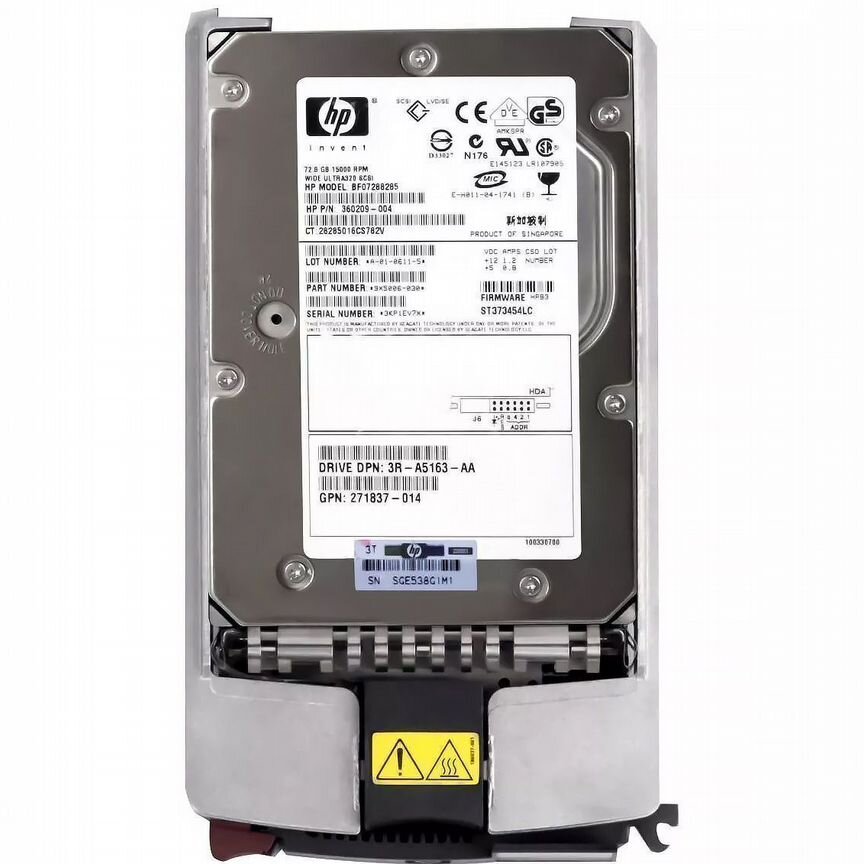 [360209-004] Жесткий Диск Hp Bf07288285 72,8gb U320scsi 3.5" 360209-004