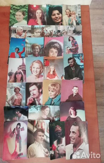 Открытки и фотографии артистов 280шт