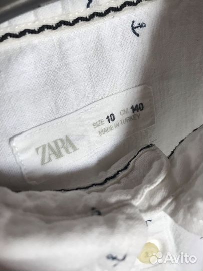 Рубашка zara 140