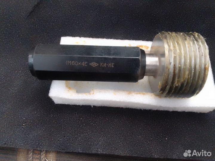 Калибр пробка резьбовая м60*4 проход