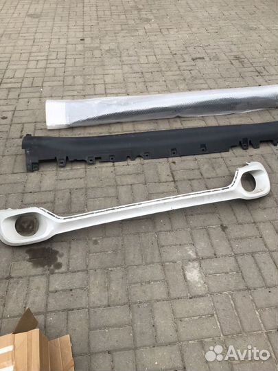 Диффузор заднего бампера бмв x6F16 d3 Ноздри f15,f