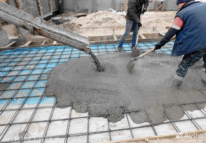 Бетон с завода с доставкой B12,5