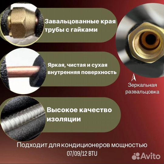 Готовый комлект для монтажа кондиционера