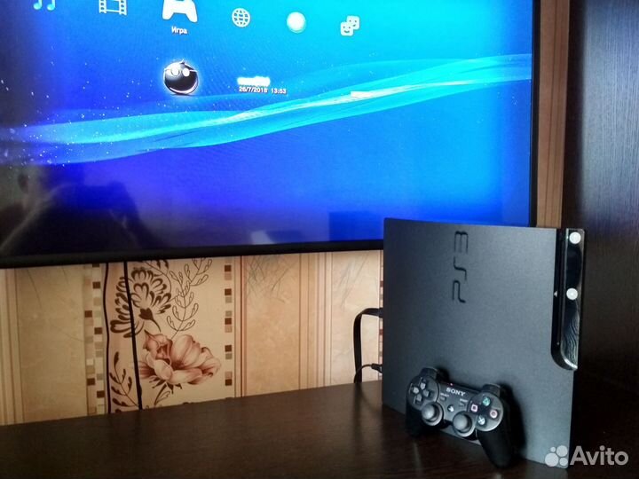 Sony PS3 шитая,два джойстика
