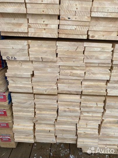Доска строганная / сорт ав / Пиломатериалы