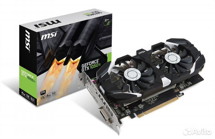 MSI GeForce GTX 1050 Ti 4GB