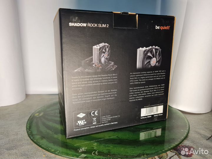 Кулер be quiet shadow rock slim 2
