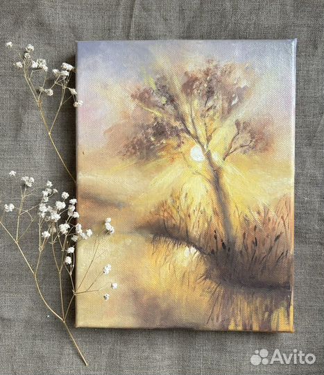 Картина маслом «Рассвет»