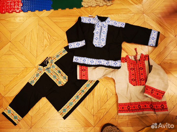 Детские рубашки в славянском стиле. косоворотка