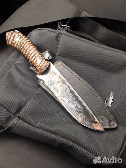 Нож охотничий ручной работы