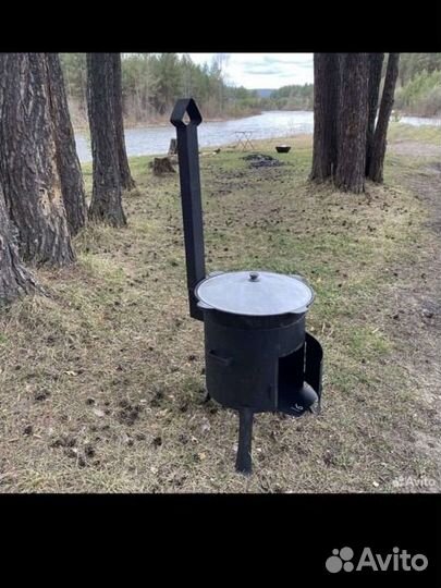Печь под казан на 10-15 л