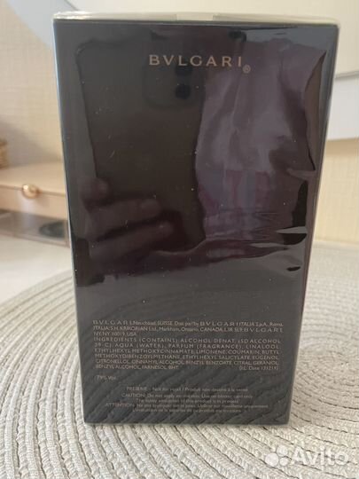 Bvlgari MAN in black муж парф вода 100 мл оригин