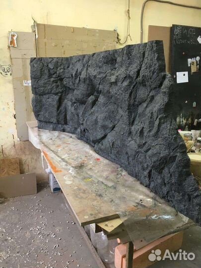 Интерьерная скала, арт стена, акцентная стена