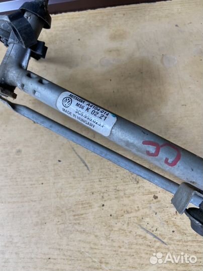 Трапеция дворников volkswagen passat cc