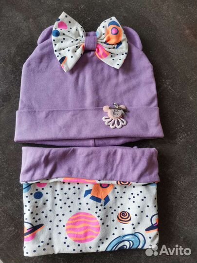 Комплект шапка со снудом