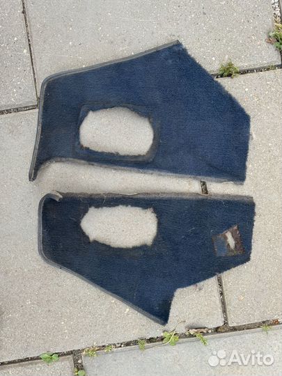 Передние части синего ковролина bmw e28