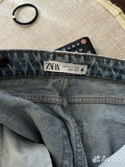 Джинсы zara женские 2 шт 32/34 размер XS/S