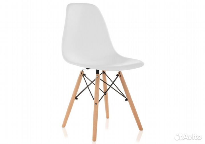 Пластиковый стул Eames PC-015 белый. Москва и мо