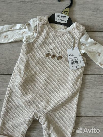 Комплект боди и полукомбинезон Mothercare 56