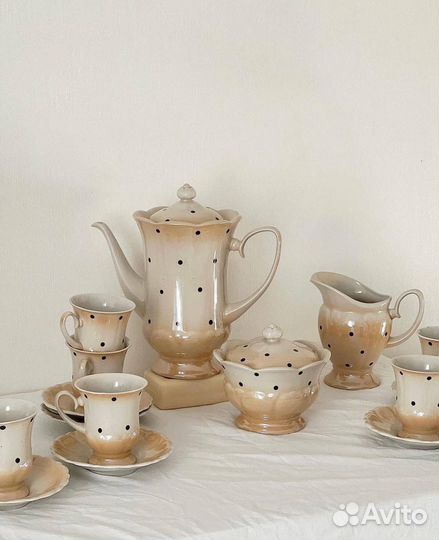 Чайный кофейный сервиз СССР Прокопьевский фз