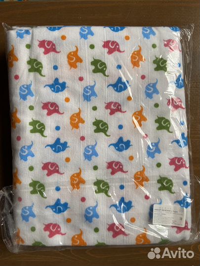 3 фланелевых пеленки
