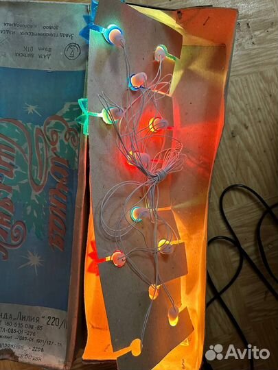 Елочная гирлянда СССР