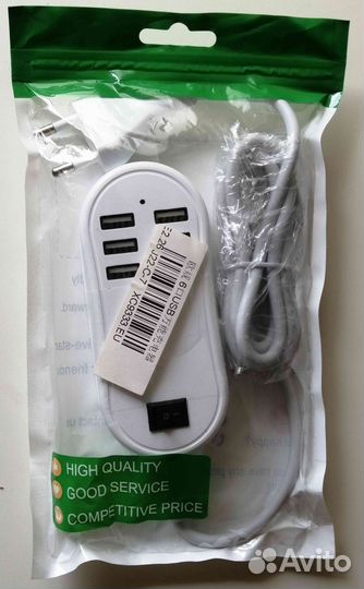 Зарядное устройство на 6 USB-выходов