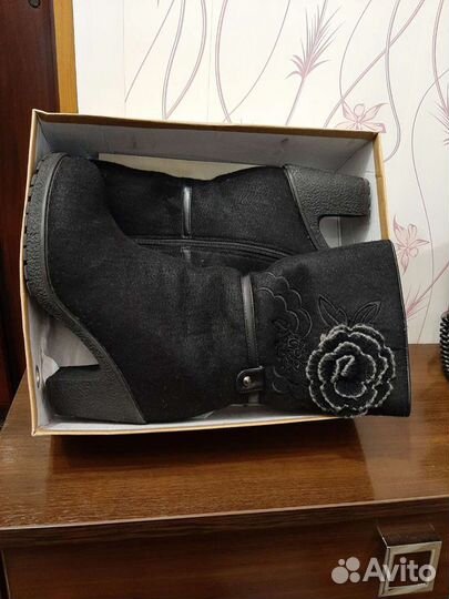 Сапоги зимние женские 39 натуральные