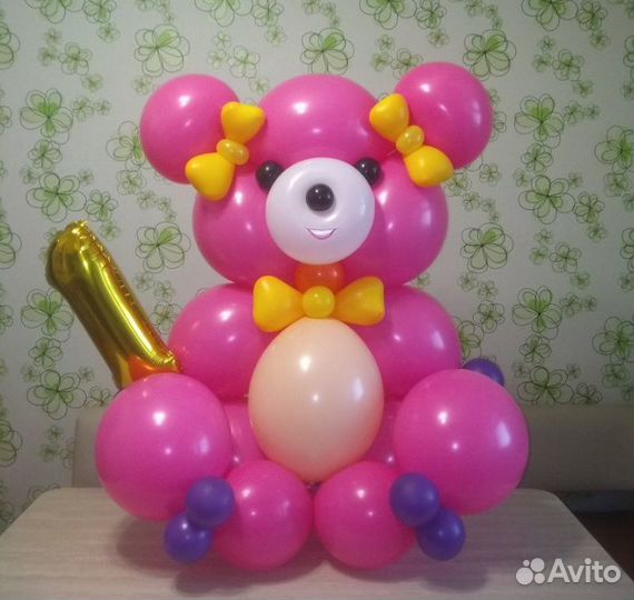 Цветы и фигуры из воздушных шаров