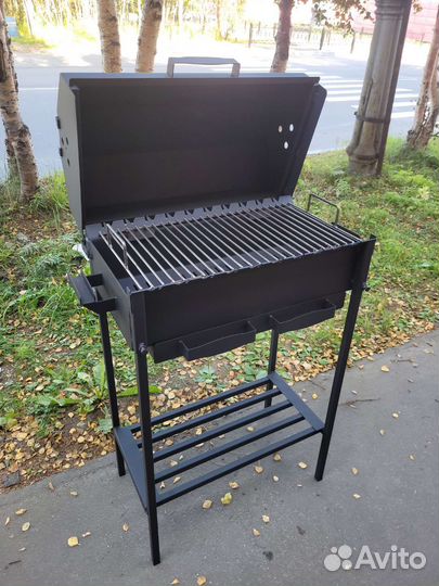 Мангал гриль с решеткой