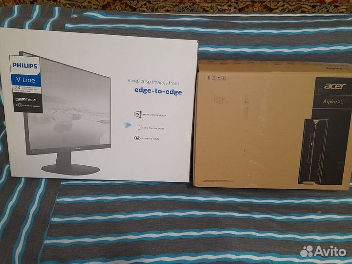 Новый компьютер Acer xc830 8 + монитор Филипс 24