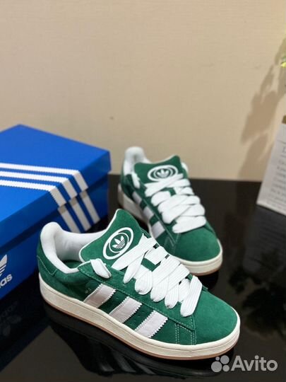 Кеды Adidas Campus Dark Green