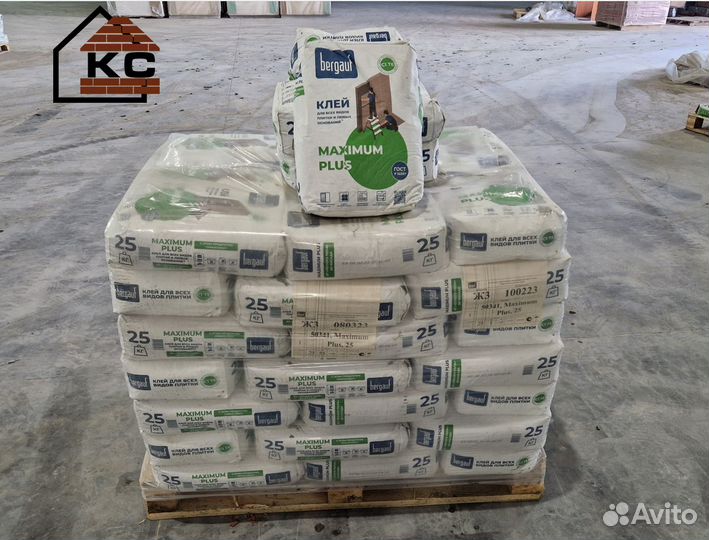 Клей для керамической плитки Бергауф